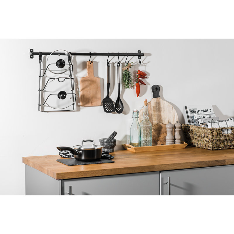 Woodside Plastic Cabinet Shelving Rack, Black