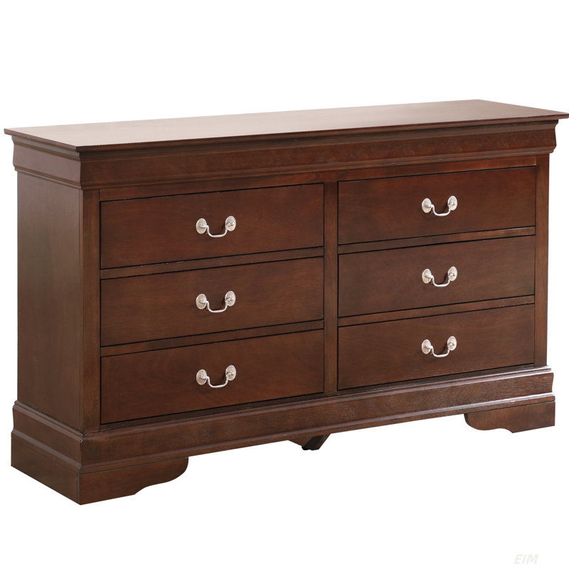 Commode Louisphillipe G02175-D, peut être utilisée pour la chambre à coucher, la salle à manger (commode), Cappuccino