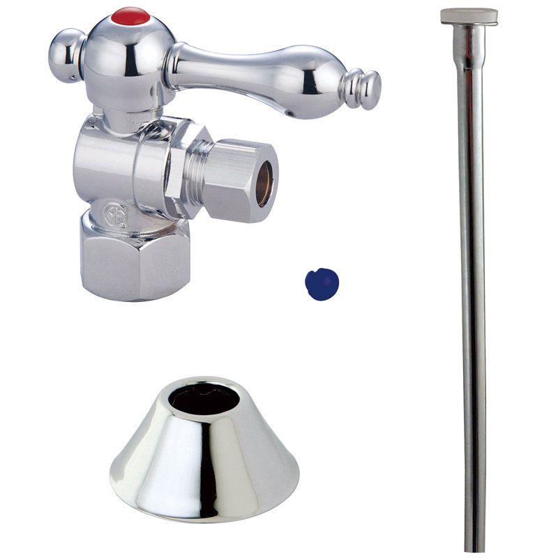 Ensemble de garniture de toilette Kingston, Chrome