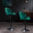 Bar Stools Set Of 2 - Adjustable Barstools With Back And Footrest, Counter Height Bar Chairs For Kitchen