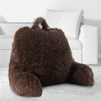 Housse et insert de coussin en fausse fourrure 