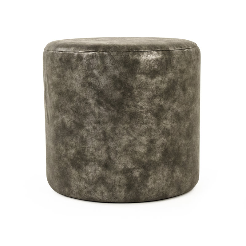 Roldao Upholstered Accent Stool, Gray