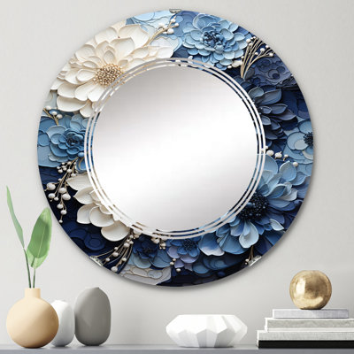 Barrine - Miroir mural moderne rond