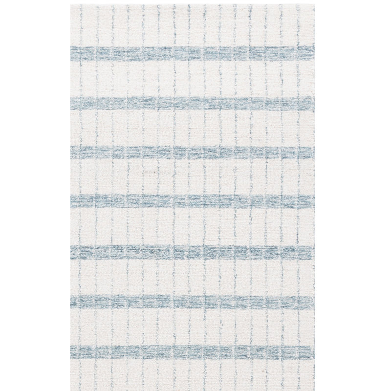 Genre 552 Hand Tufted 80% Wool; 20% Cotton Geometric Rug, Rectangle 6' x 9'