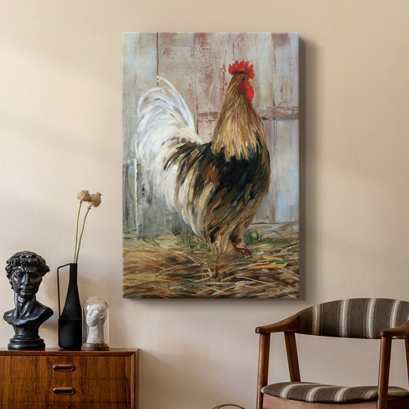 Coq de ferme - galerie Cavas sur mesure, H 18 po x l 12 po