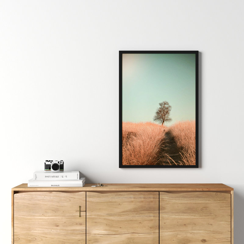 Grass And Path by Jaap Van Den, 23" W x 33" H, Black