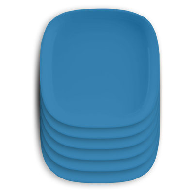 Square Kids Plates, Set of 6