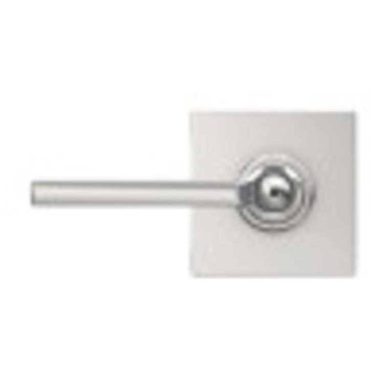 Latitude Lever with Collins Trim Bed and Bath Lock