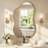 Irregular Tempered Glass And Aluminum Alloy Framed Wall Mirror-255948728-255948727