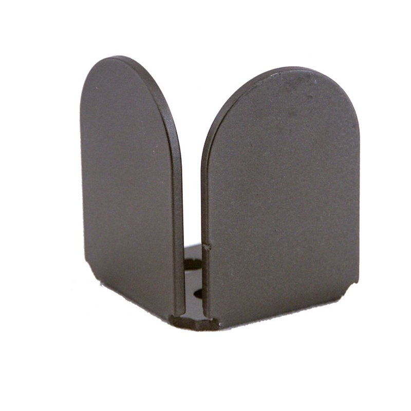 Dome Door Stop Non-Handed, Matte Black