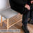 Tashaunda Shoe Bench with Storage Shelf for Entryway-1883202260