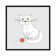 White Cat by Show Me Mars - Gallery-Wrapped Canvas Giclée on Canvas