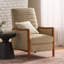 Fauteuil inclinable par pression, structure en bois-1446184509