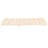 4PCS Lounge Chair Cushion 73 x 22 Inch High Back Recliner Cushion w/ 4 Fixing Ties-846649215-846649211