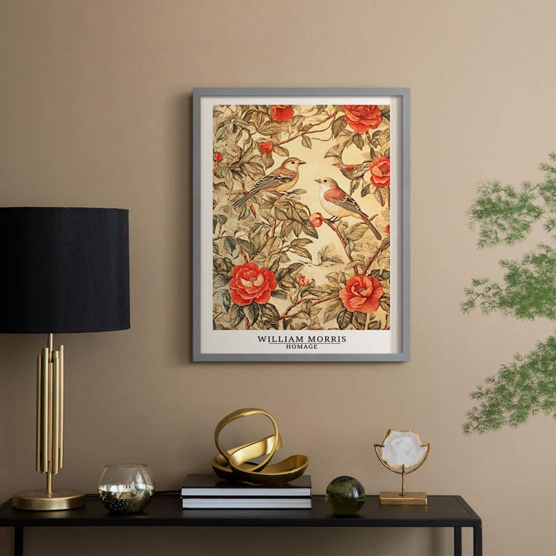 Reproduction encadrée de la série C III de la classe C-300 - Bois massif, H 30 po x l 24 po, Gris