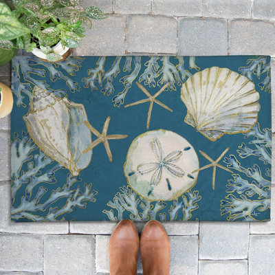 Playa Shells Outdoor Doormat