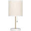 Lampe de chevet blanche 16 po Elgin-331025329-331025342