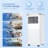 Gymax 10000 BTU Portable Air Conditioner with Dehumidifier Function and Fan