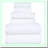 PureSoft Zero Twist Cotton Towel Set - Ultra Absorbent 6 Piece Collection with 2 Bath Towels, 2 Hand Towels, and 2 Washcloths (White)