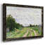 Lane in the Vineyard at Argenteuil, 1872 - Toile tendue avec châssis rustique-842883658-842883657
