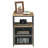 Kempst Nightstand Set 2, Small Bedside Table with Drawers, Narrow Side End Table with Open Shelf, 2 Drawer Dresser for Bedroom/Living Room/Dorms-524164959-477887918