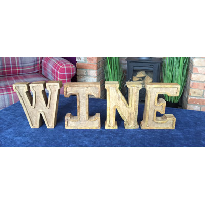 Celina Text & Numbers Letter Block