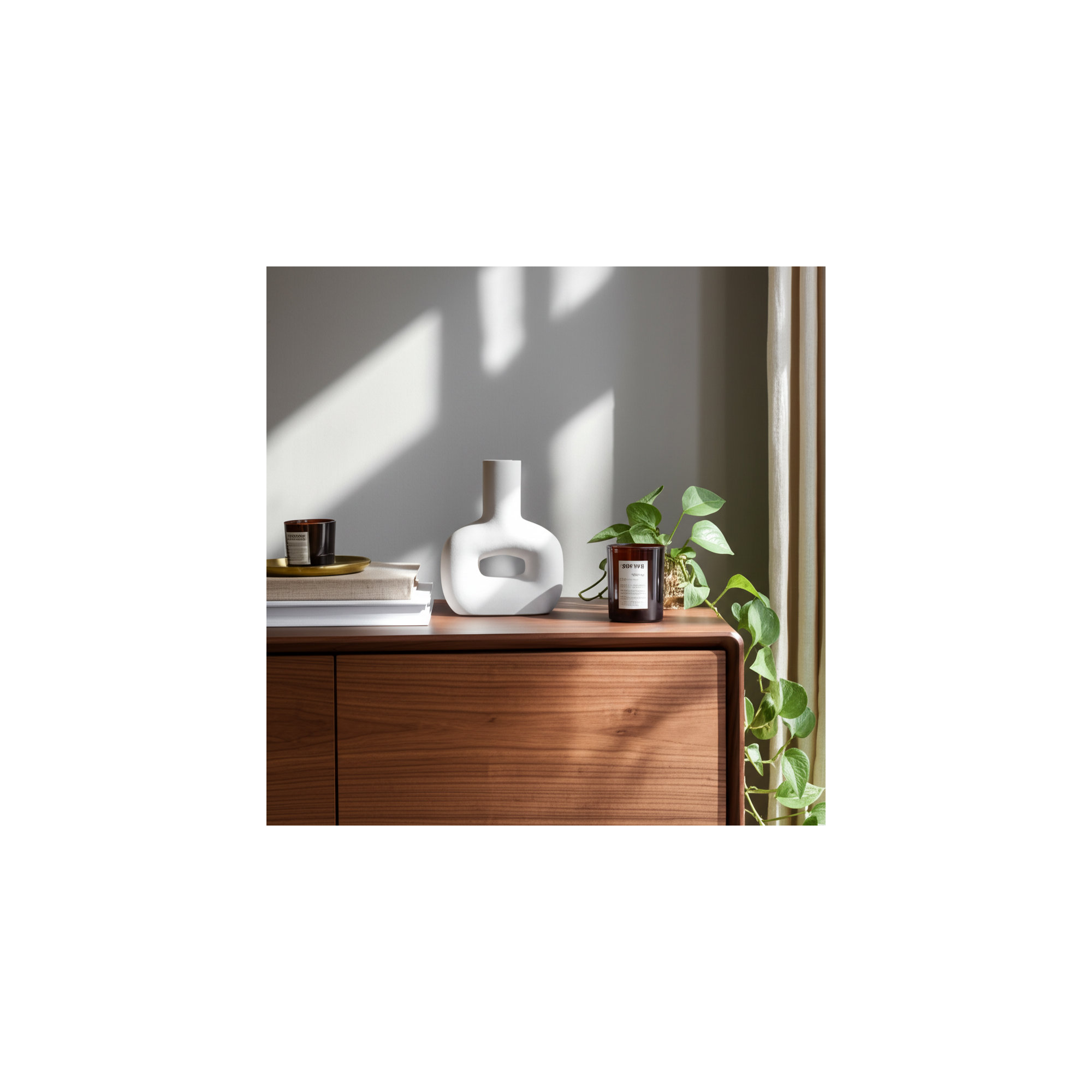 Sagebrook Home Rachael Artistic Modern Ceramic Vase, White