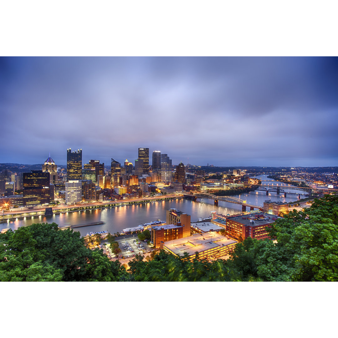 Downtown Pittsburgh von Traveler1116 - Drucken