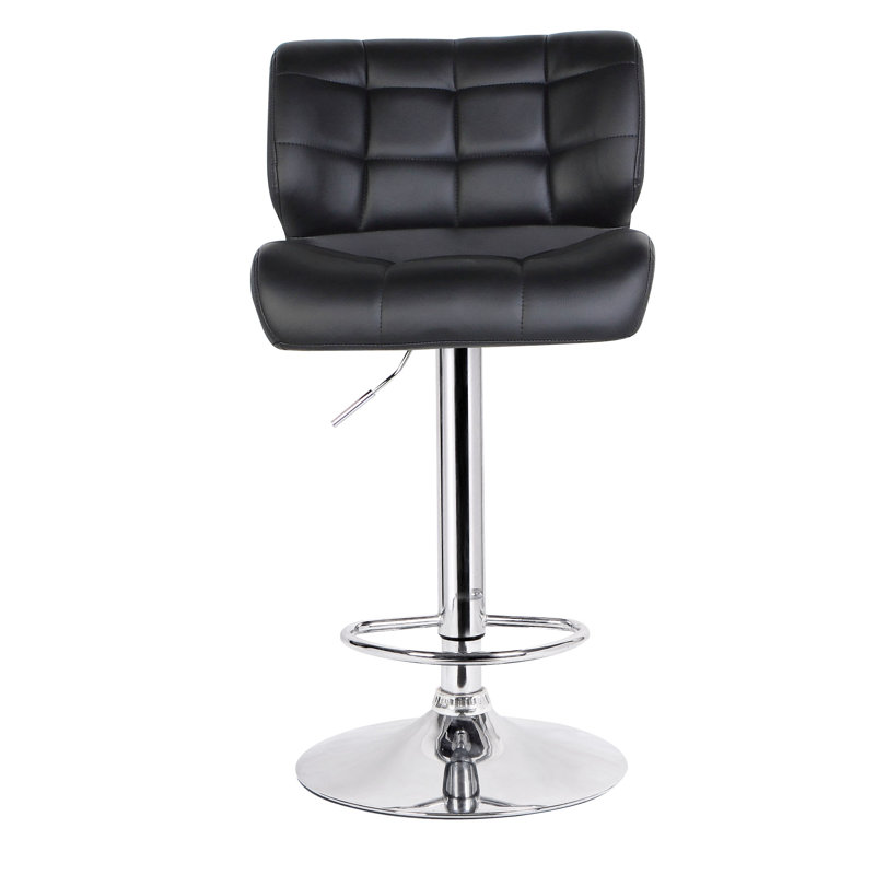 Tabouret de bar pivotant Blanchette, Noir