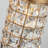 Lusteria 20 In. Modern Gold Bathroom 3-Light Wall Sconce