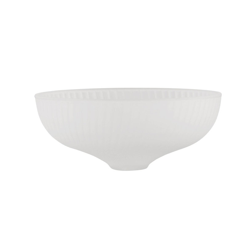 Abat-jour bol en verre 3,5 po H