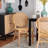 Annuziata Rattan Side Chair in Brown