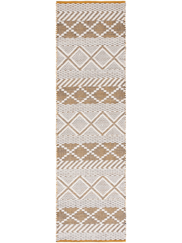 Natura Hand Woven Wool Moroccan Rug, Runner 2'3" x 8'