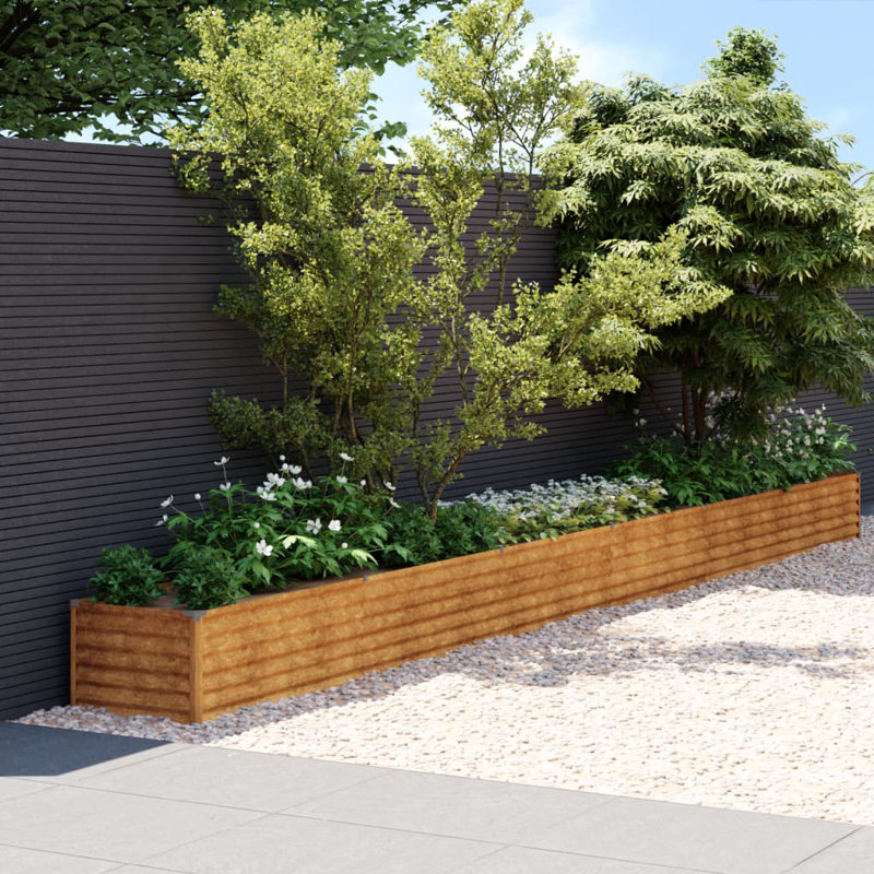 Almarene Metal Raised Garden Bed, 36cm H x 580cm W x 50cm D