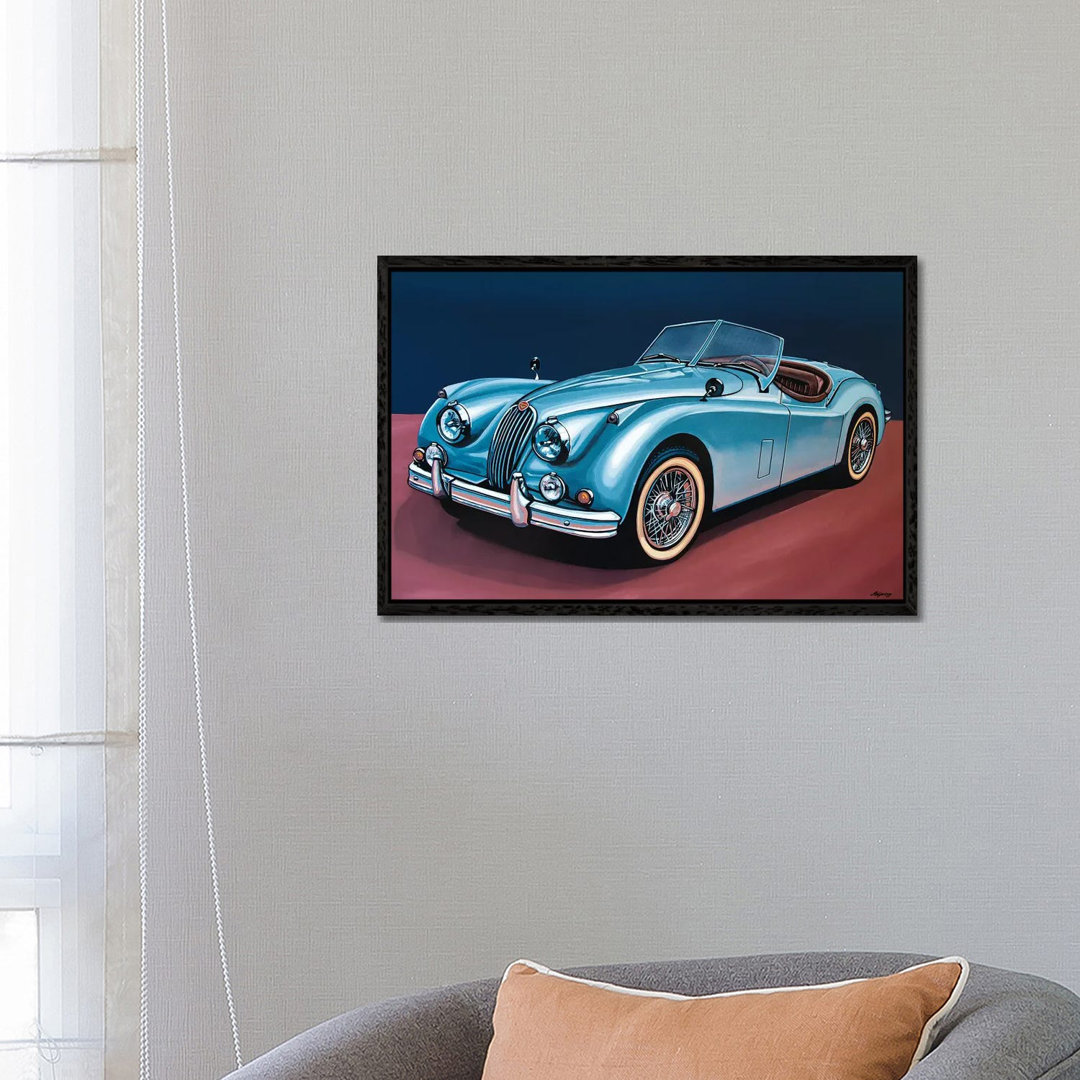 Jaguar Xk140 Cabrio von Paul Meijering - Galerie-verpackte Leinwand Giclée