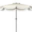 Parasol ventilé pour table de patio, parasol d'extérieur, avec manivelle, 8 nervures, inclinaison à bouton-poussoir-402698923