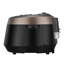 CUCKOO High Pressure Rice Cooker 6-Cup Uncooked / 12-Cup Cooked with Nonstick Inner Pot, Versatile Rice Maker with 12 Menu Options and Steam Plate, Fuzzy Logic Tech, Voice Guide, Black (CRP-P0609S)