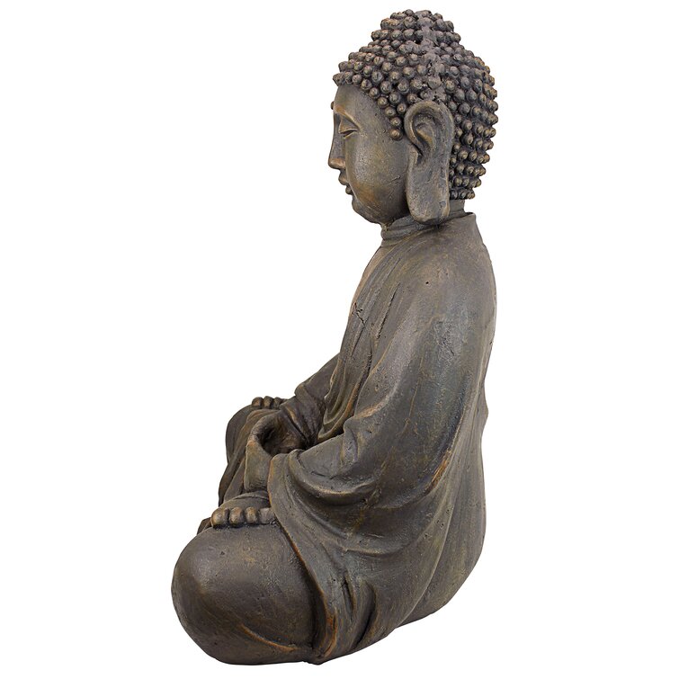 Design Toscano Meditative Buddha of the Grand Temple Garden Statue &  Reviews