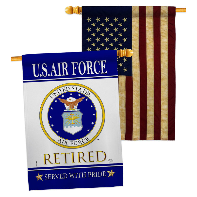 Double Sided 40'' H x 28'' W Polyester House Flag