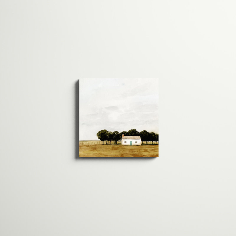 «Late juillet I», peinture sur toile tendue, H 20 po x l 20 po