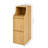 27"tall Fluted End Table Set With 2 Drawers, Mid-century Modern Narrow End Table(set Of 2)-1852101571