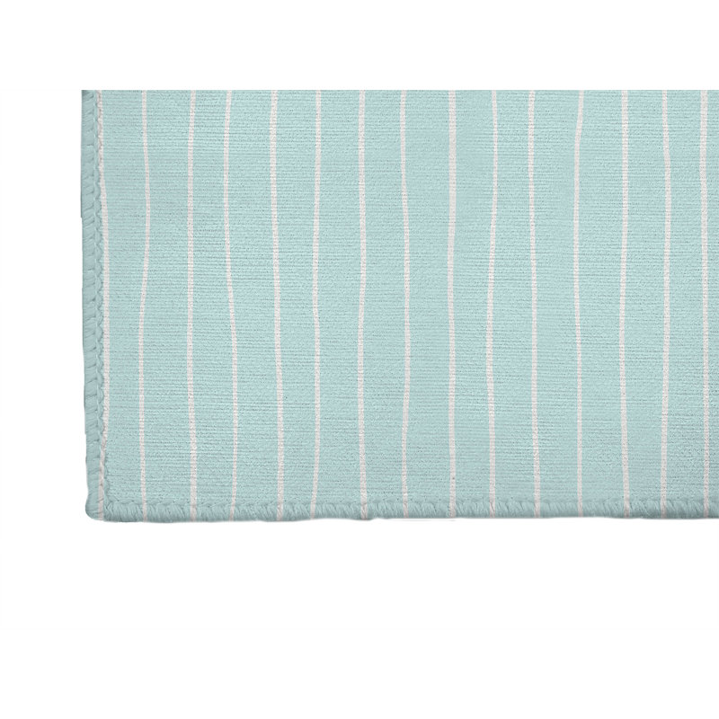 Smooth Lay Kids Play Mat, Light Blue/Blue, Rectangle 4' x 6'