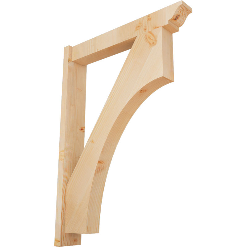 Persienne en bois Westlake, Sapin Douglas de 5 1/2 po (lisse), P 30 po x H 42 po