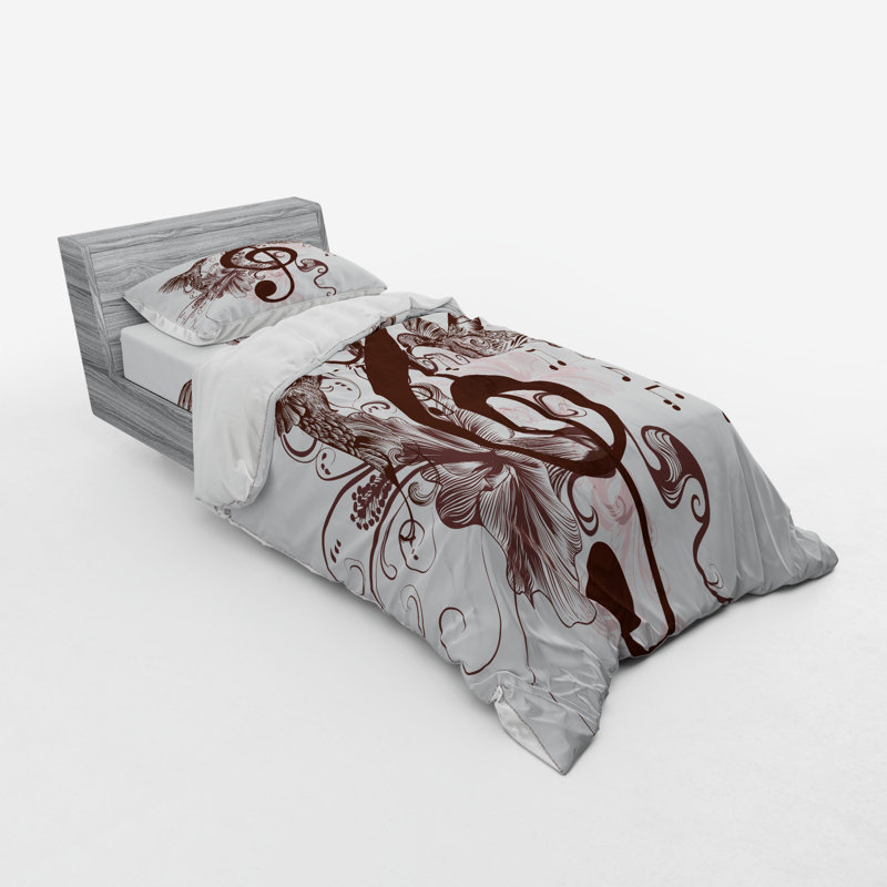 Farmhouse / Country Polyester Duvet Cover, Twin Duvet Cover + 2 Additional Pieces