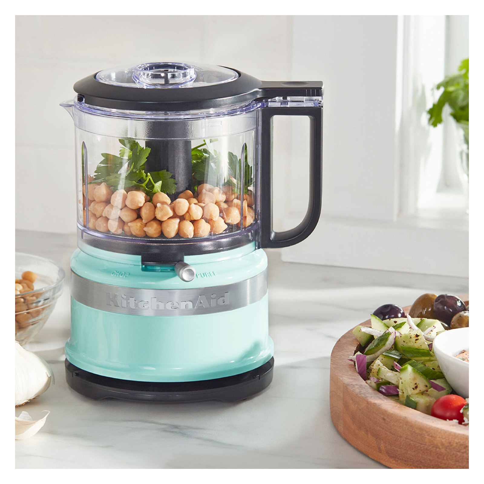 KitchenAid® 3.5 Cup Food Chopper, Ice Blue