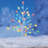 Solar Powered Multicolor Star Tree Stake with 40 LED Lights