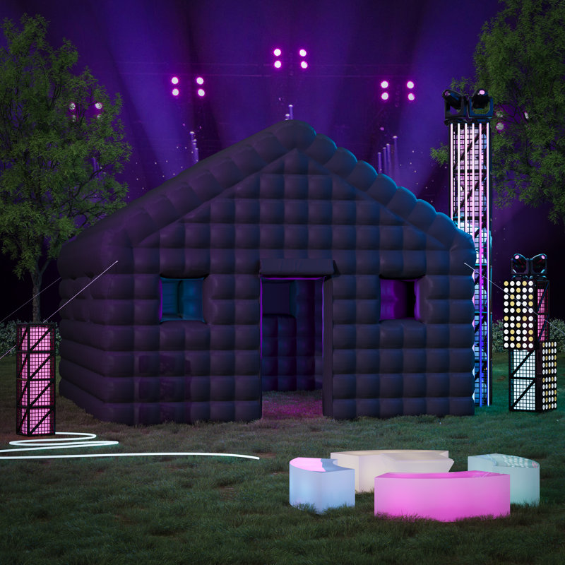 16x20Ft Inflatable Nightclub Tent  for Disco Party(No lights), Black