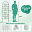 180cm W Metal Arched Trellis-238199