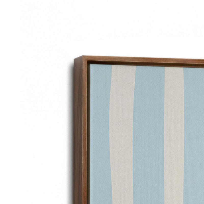 «Happy Tea Time», ensemble de 2 impressions, 24 po x 18 po, Toile avec cadre, Noyer