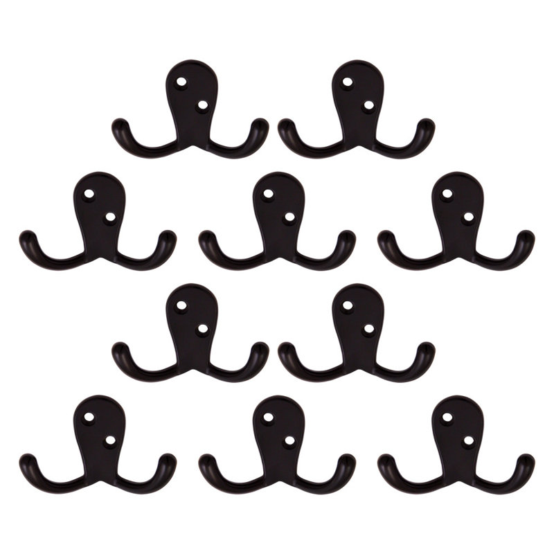Wall Mounted Towel Hook, Matte Black